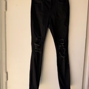 Hollister Black High-Rise Super Skinny Jeans